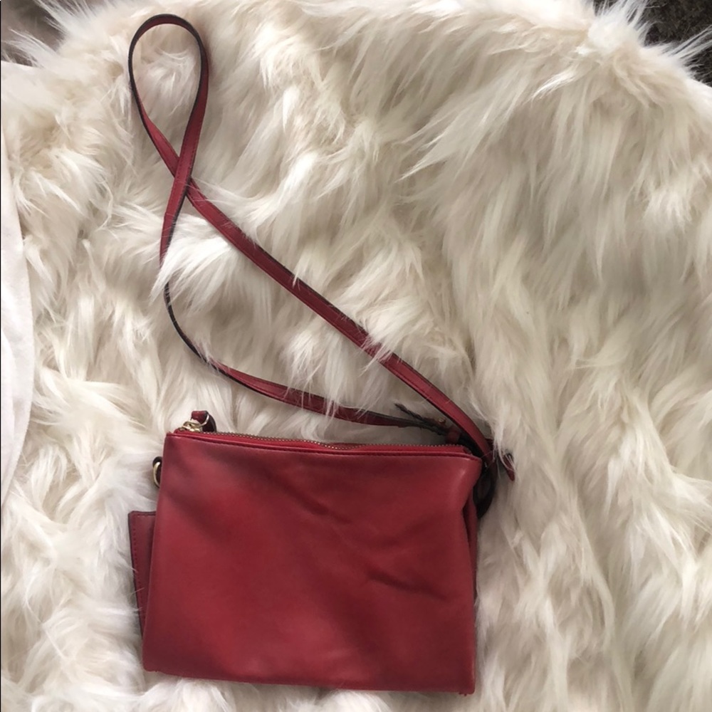 Red satchell